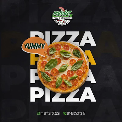 Mantar Pizza taze pizza dilimi